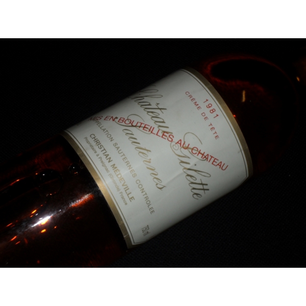 Château  Gilette Tete De Creme 1981