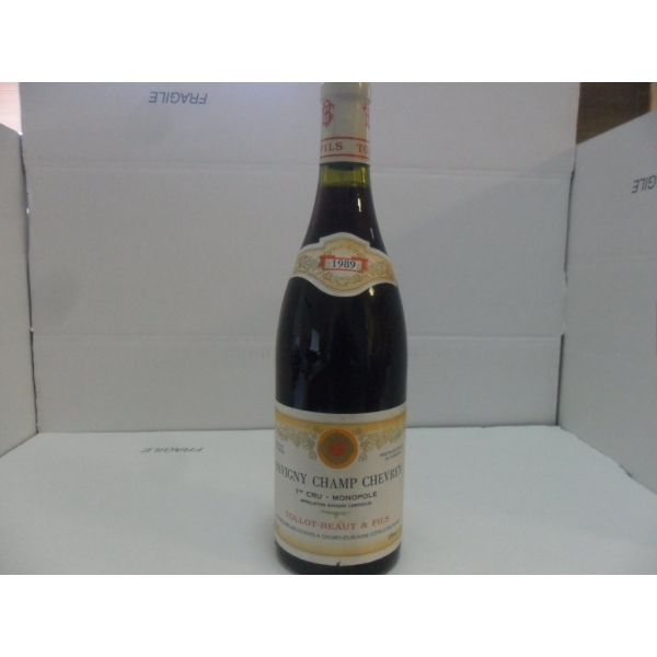 Domaine  Tollot-Beaut & Fils Savigny Les Beaune Champ Chevrey 1989