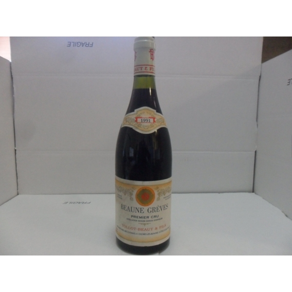 Domaine  Tollot-Beaut & Fils Beaune Les Greves 1Er Cru 1991