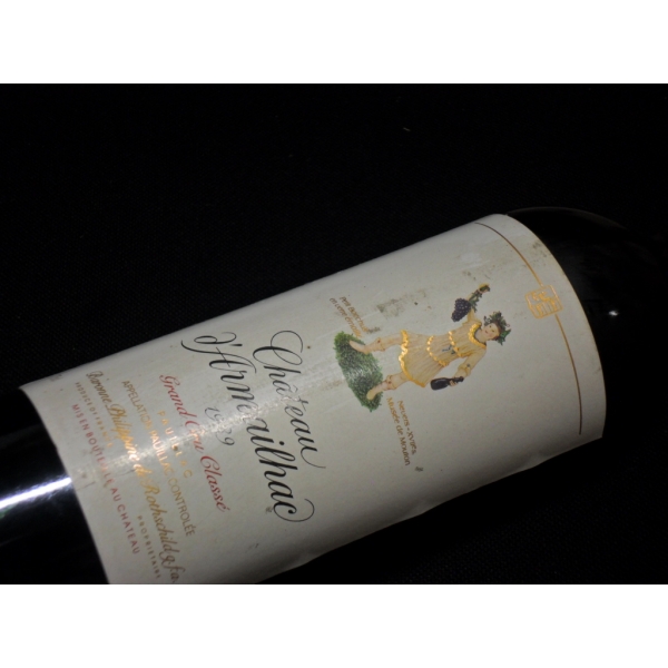 Château Armailhac Mouton Bar. Philippe 1989 Vins Bordeaux France