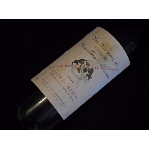 Château  Semeillan-Mazeau Les Licornes 1994