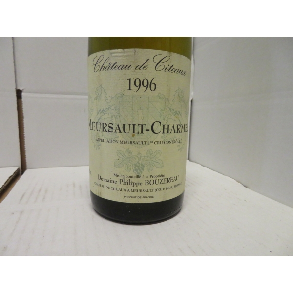 Domaine  Bouzereau Philippe  Chateau De Citeaux 1Er Cru Charmes 1996