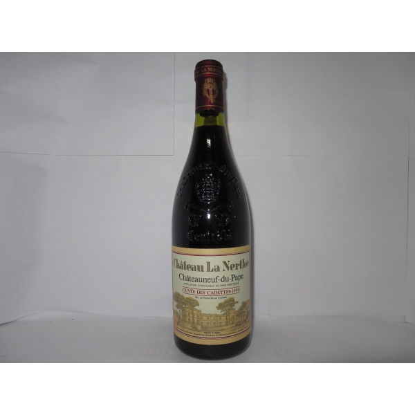Château la Nerthe Cuvee Des Cadettes 1990
