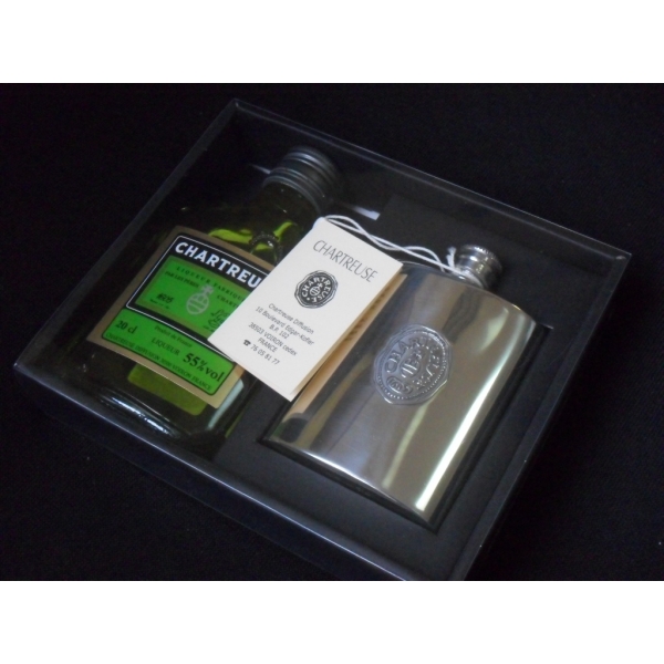 Chartreuse Verte  Voiron + Derby Flasque 20Cl