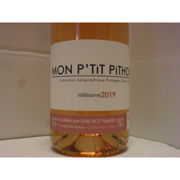 Domaine  Olivier Pithon Mon P'tit Pithon Rose 2019