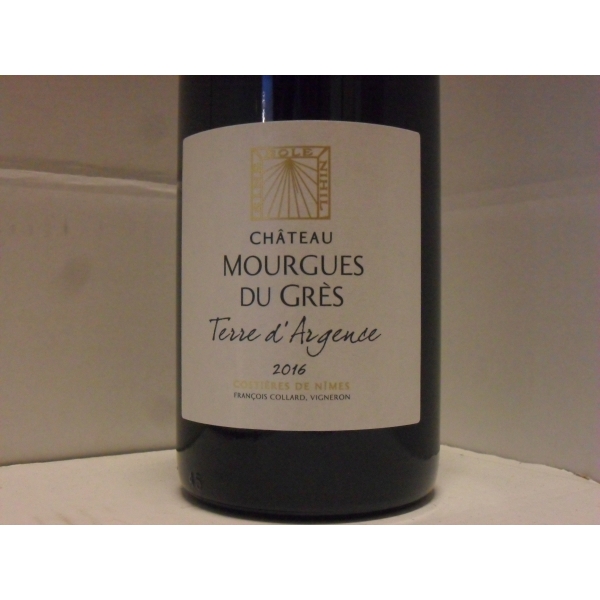 Château  Mourgues Du Gres Terre D'argence Costieres De Nimes Rouge 2016