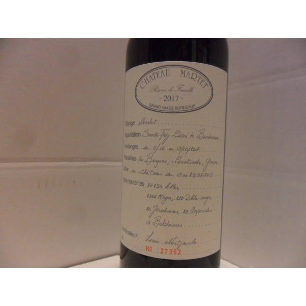 Château  Martet Reserve De Famille 2017