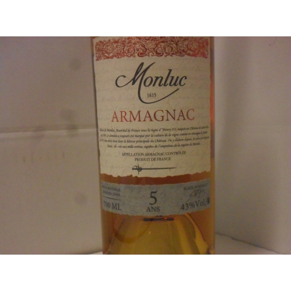 Monluc Armagnac 5 Ans