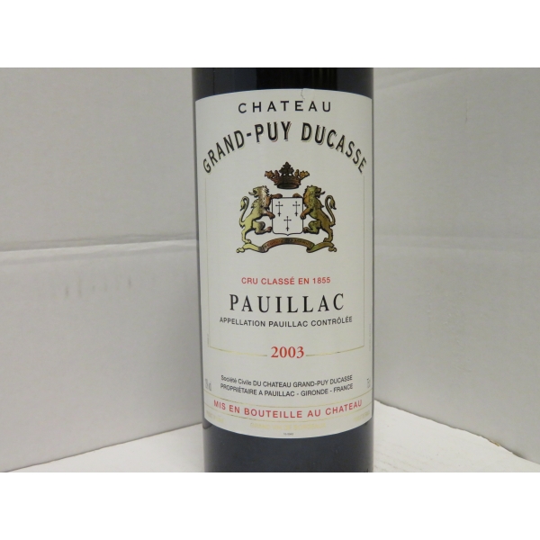 Château  Grand Puy Ducasse 2003