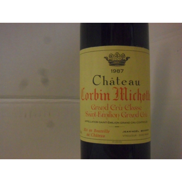 Château  Corbin Michotte 1987