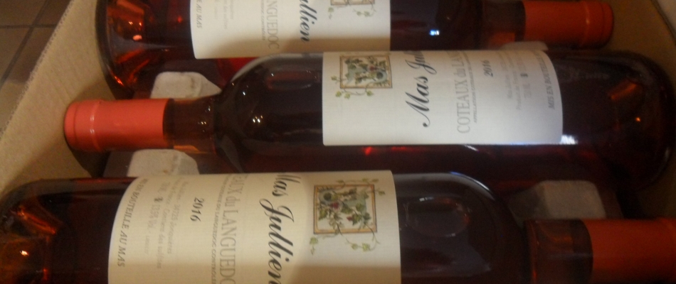 Elles viennent d'arriver... Mas Jullien rosé / rouge - Roc d'Anglade Rosé - Clos des Fées rosé