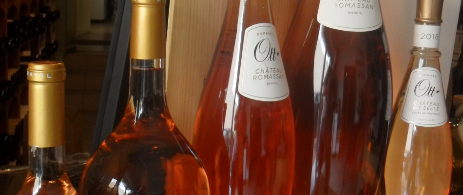 Elles viennent d'arriver...Château Miraval rosé Magnum et bouteille / Domaine Jean-Michel Alquier