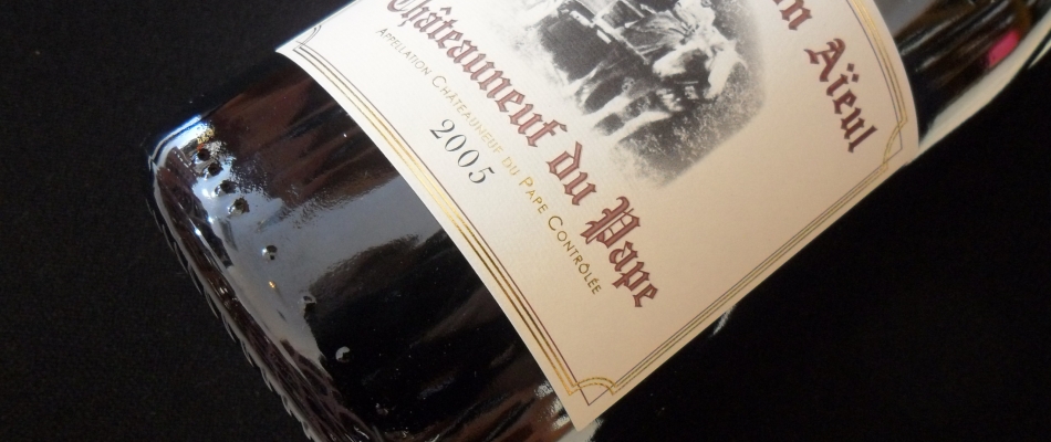 20% de Réduction immédiate  DOMAINE PIERRE USSEGLIO CHATEAUNEUF DU PAPE CUVEE MON AEUIL 2005